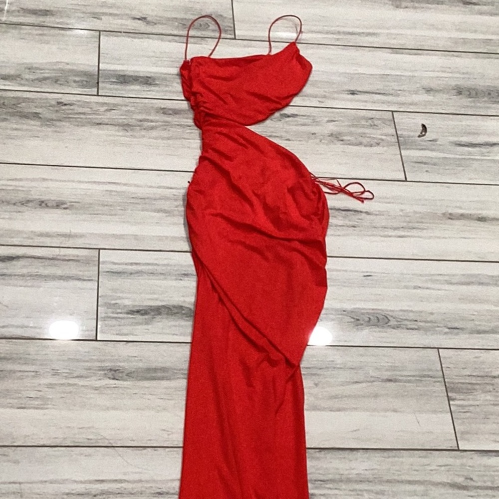Elegant Red Women's Dress